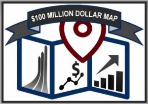 100 million dollar map